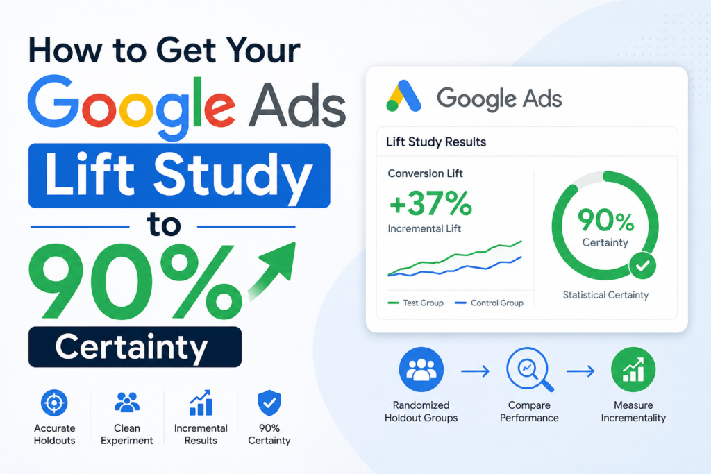Study Power Explained: How to Get Your Google Ads Lift Study to 90% Certainty